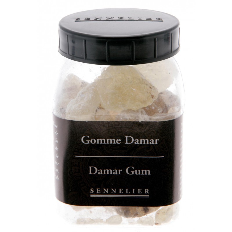 Gomme Dammar en grains, pot 100g