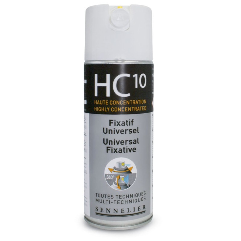 Fixatif universel multi-techniques HC10 Sennlier, aérosol 400ml