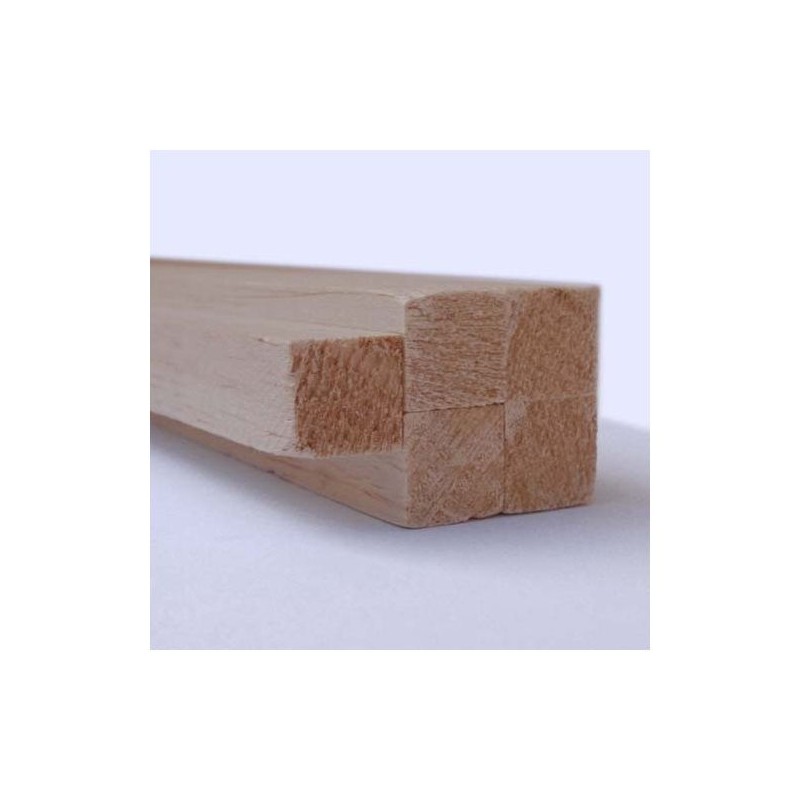Baguette carrée en balsa - 100 cm
