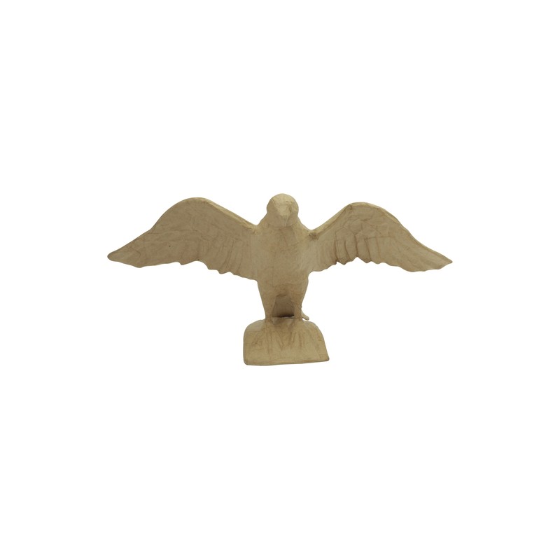 Faucon en papier maché - 21x52x22cm