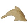Dauphin en papier maché - 29.5x10x15.5cm