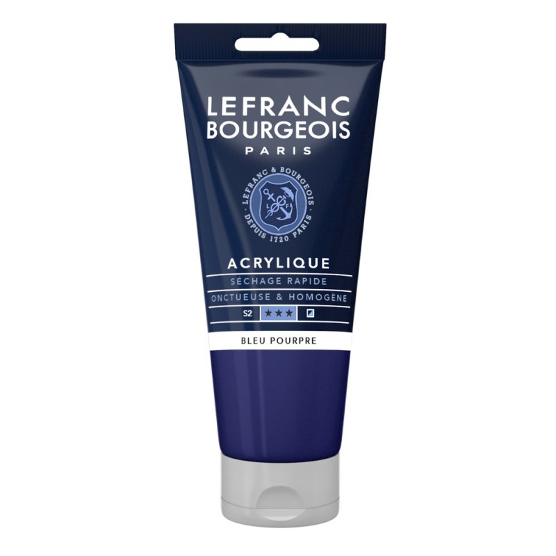 Peinture acrylique Fine Lefranc, tube 80ml