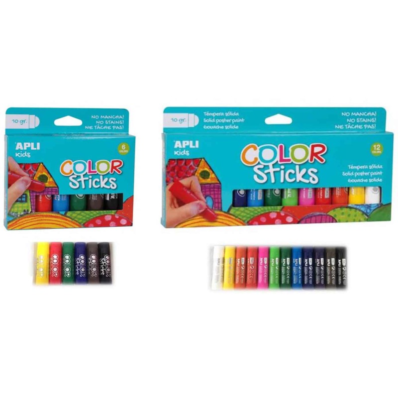 Sets gouache solide Color Sticks x10g