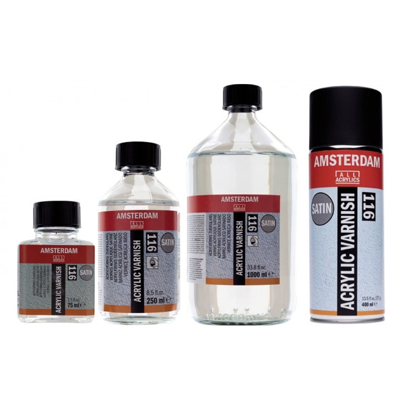 Vernis Finition Satiné AMT Pour Peinture Acrylique - Flacon 200ml - Neuf