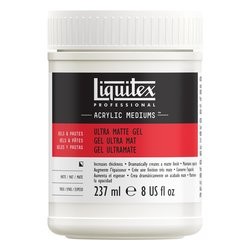 Médium gel ultra-mat Liquitex, pot 237ml