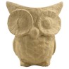 Chouette en papier maché - 15 cm