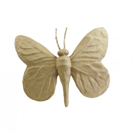 Papillon en papier maché - 22x25x4cm