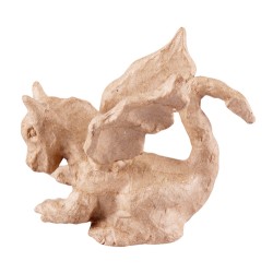 Dragon en papier maché - 21x9x18 cm
