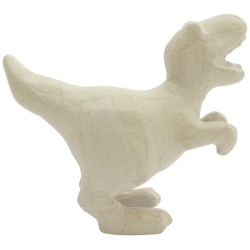 Tyrannosaure en papier maché - 18x9x16 cm