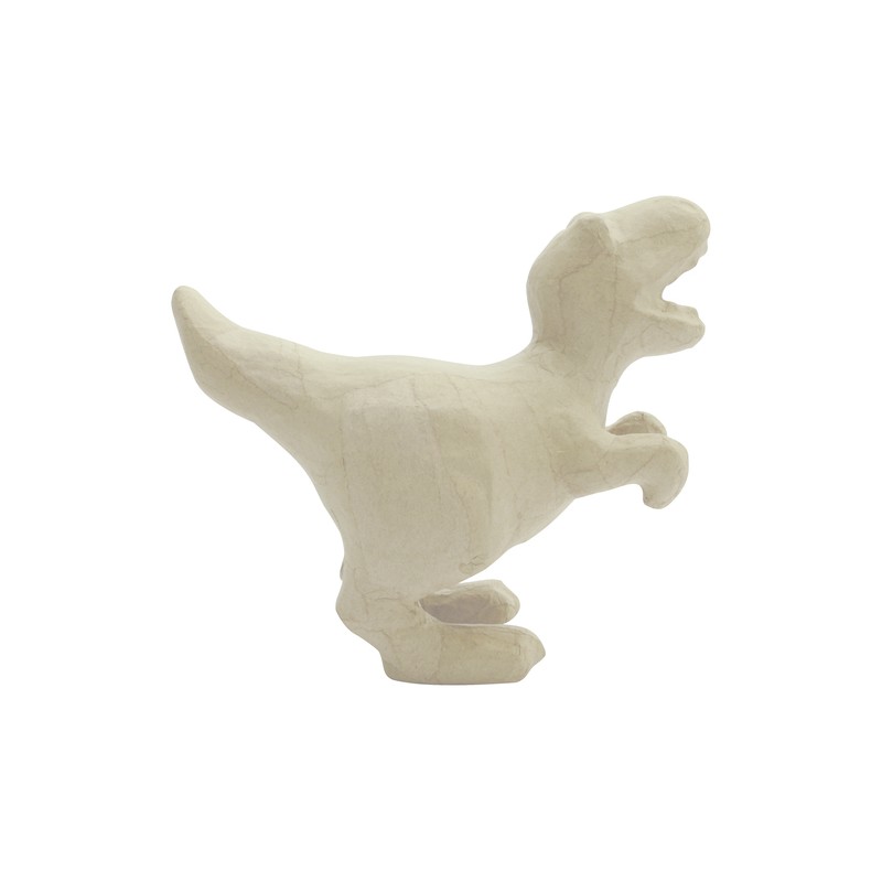 Tyrannosaure en papier maché - 18x9x16 cm