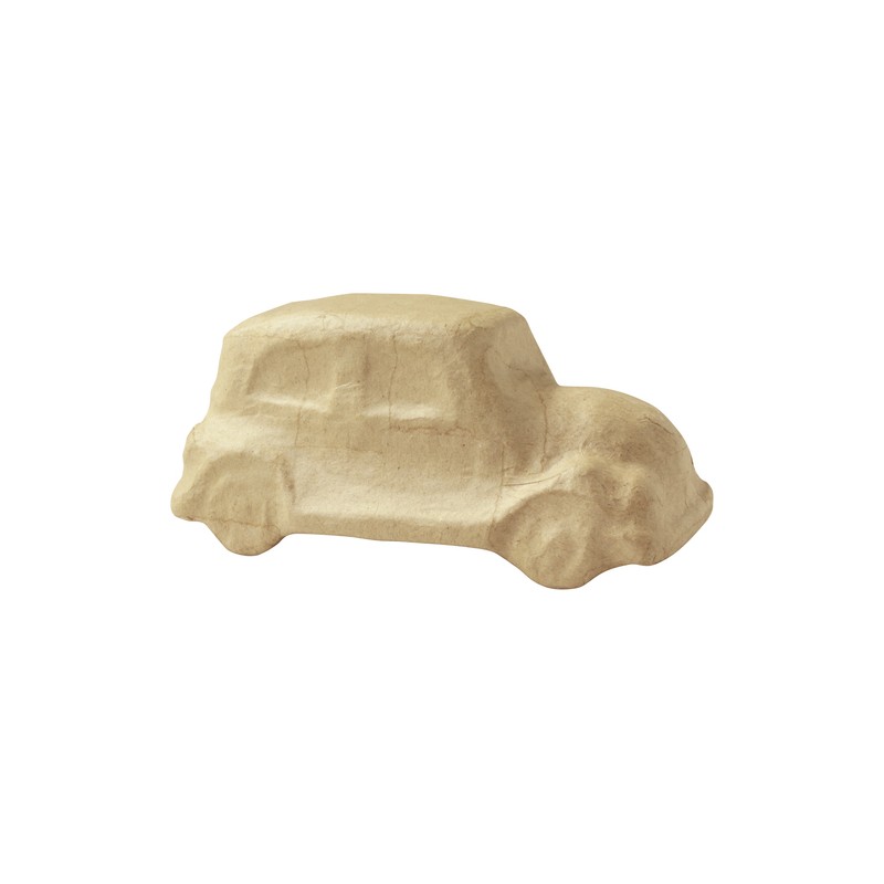 Voiture en papier mâché - 14,5x7,2x7 cm