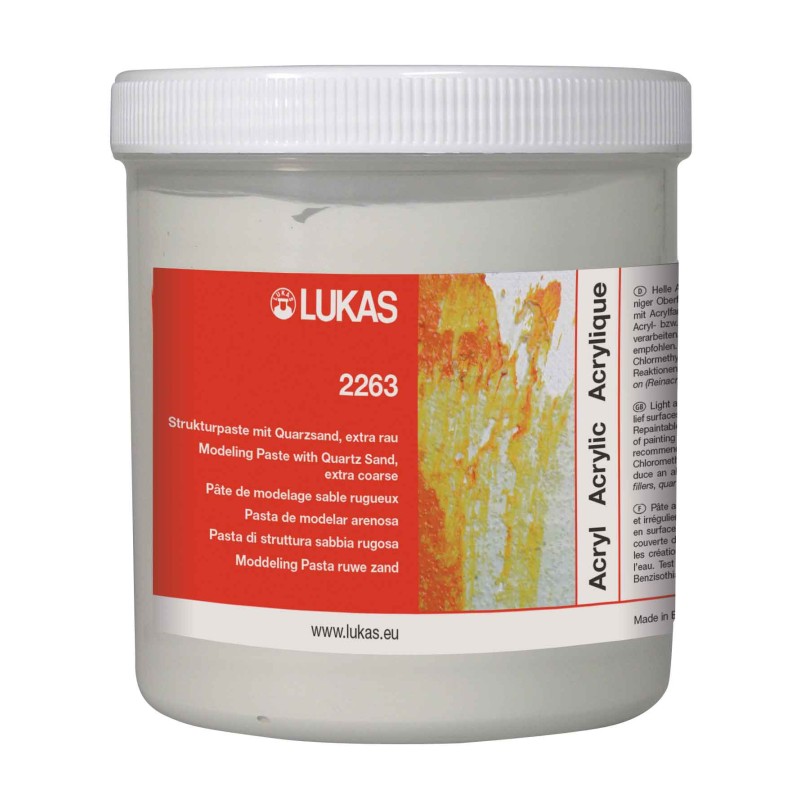 Pâte de texture Quartz rugueux, pot 250ml