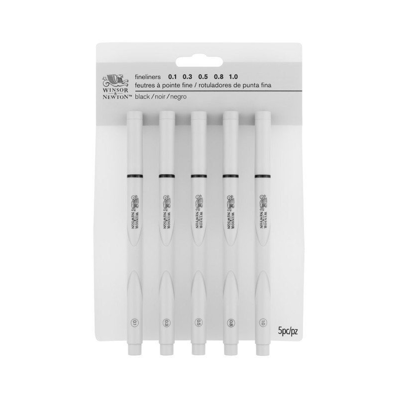 Set 5 feutres Fineliner Winsor Newton