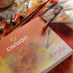 Papier pour acrylique Canson Acrylic 400g/m², feuille 50x65cm