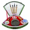 Coffret éventail calligraphie chinoise x10 pcs