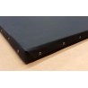 Châssis entoilés en lin noir à grain moyen 430g/m²