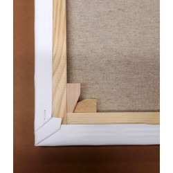 Lots de châssis entoilés en coton à grain moyen