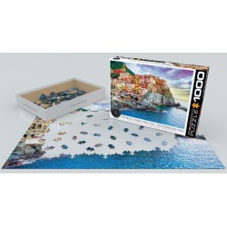 Puzzle 1000 pièces - Oasis méditerranéen