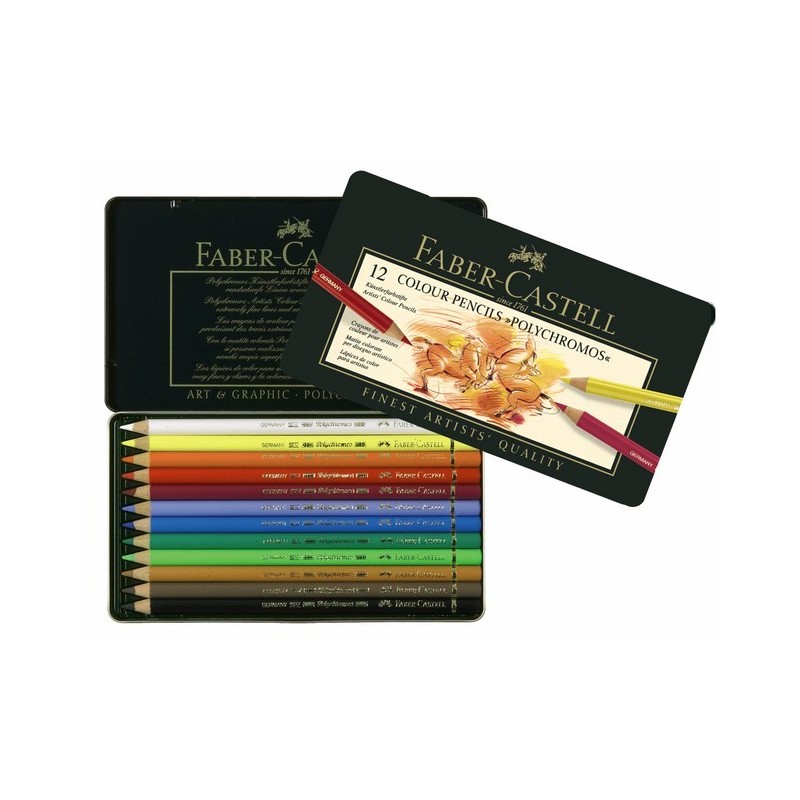 Coffret en bois Faber-Castell - Polychromos - 120 crayons de couleur -  Coffrets crayons de couleur - Crayons de Couleur Adultes - Crayons de  Dessin et Esquisse - Dessin - Pastel