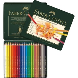 Boîte métal de crayons de couleur Polychromos - Faber Castell