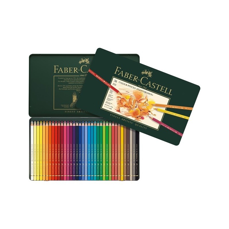 Crayons de couleur FaberCastell coffret Polychromos