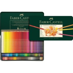 Boîte métal de crayons de couleur Polychromos - Faber Castell