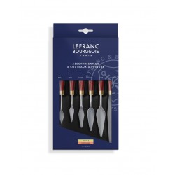 Set de 6 couteaux à peindre Lefranc Bourgeois