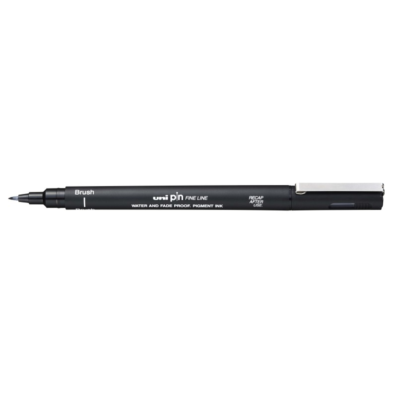 Stylos Uni Pin à Pointe Pinceau - Lot De 3, Encre Noire Indélébile Et Résistante à L'eau - Idéal Pour Le Dessin Et Le Lettrage - 4