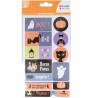 2 planches d'autocollants Halloween x3pcs