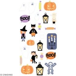 Stickers relief Puffies - Halloween déguisements