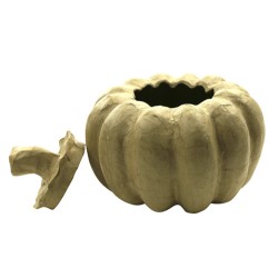 Boite Citrouille avec couvercle - 15 cm