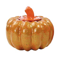 Boite Citrouille avec couvercle - 15 cm