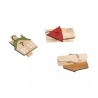 Pinces avec maison en bois - Calendrier de l'Avent chiffres 1à 24