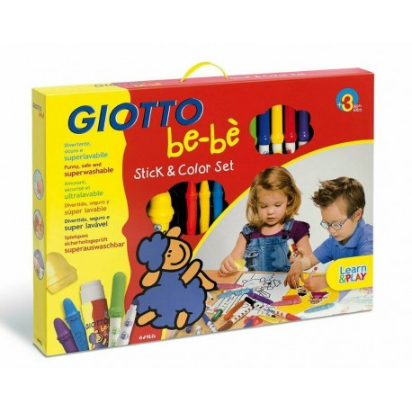 Set d'activité Giotto Bébè - Stick and Color