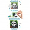Kit Créatif Pixel tableau 12x12cm - Panda
