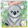 Kit Créatif Pixel tableau 12x12cm - Koala