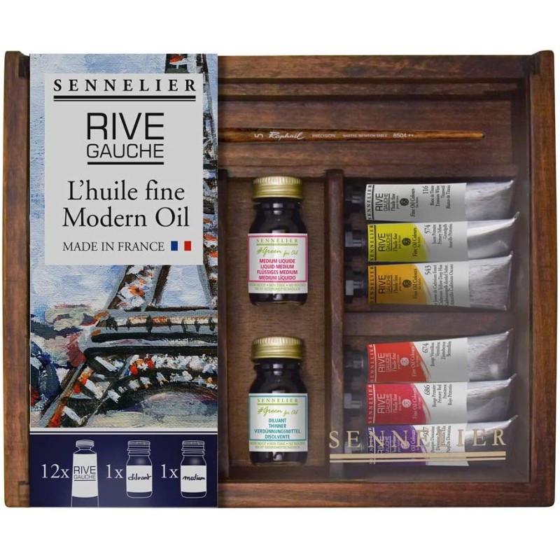 Coffret peinture à l'huile fine Sennelier Rive gauche