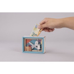 Boîte cadeau en bois 3D 115x85x50mm - Journey
