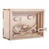 Boîte cadeau en bois 3D 115x85x50mm - Poisson