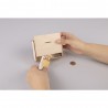 Boîte cadeau en bois 3D 115x85x50mm - Poisson