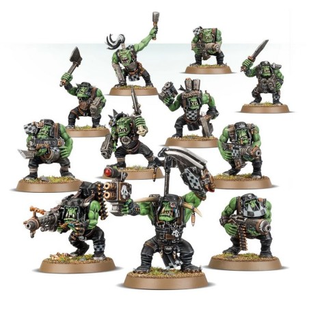 Set 11 figurines à peindre Warhammer 40K - Ork Boyz