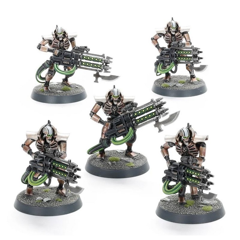 Set 5 figurines à peindre Warhammer 40000 - Necrons Immortals