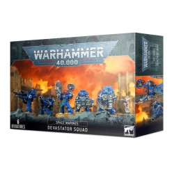 Set 6 figurines à peindre Warhammer 40K - Devastator squad