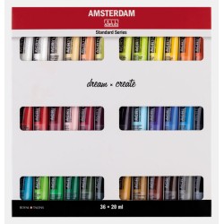 Sets peinture acrylique Amsterdam, tubes 20ml
