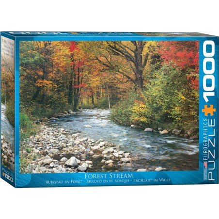Puzzle 1000 pièces - Ruisseau en forêt