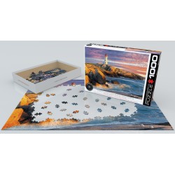 Puzzle 1000 pièces - Phare de Peggy's Cove, Nouvelle Ecosse