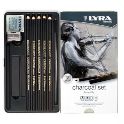 Set fusains et accessoires Rembrandt - Lyra 