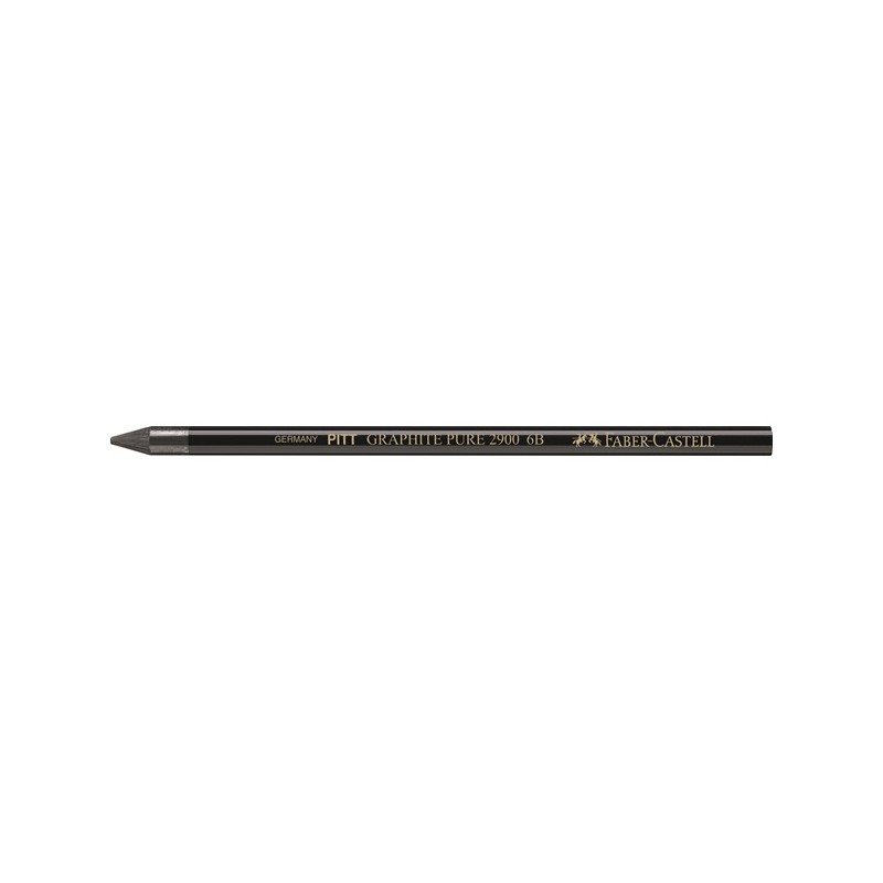 FABER-CASTELL Crayon graphite PITT GRAPHITE PURE - dureté 6B