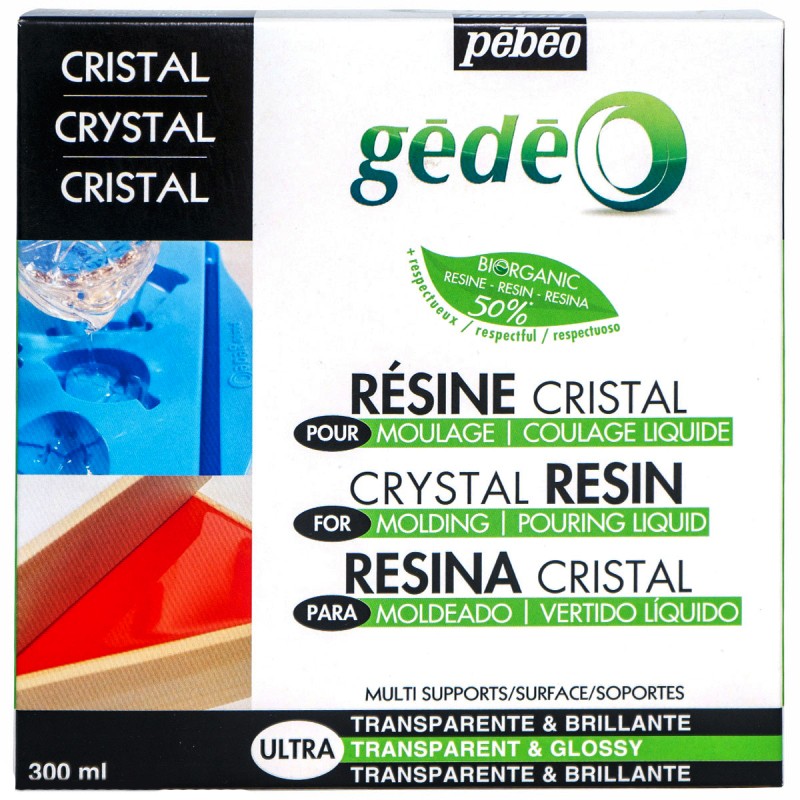 Résine Cristal Pébéo Gédéo - 150 ml - Matières à modeler et couler