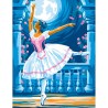 Peinture par numéros 25x30cm - Ballerine au clair de lune